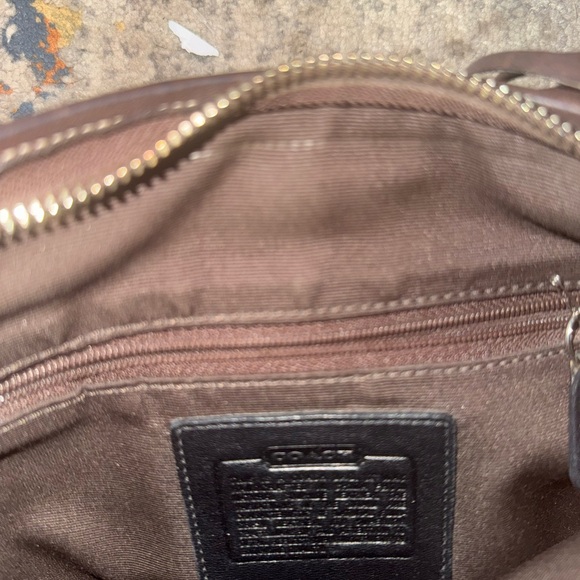 Vintage Coach Brown Leather Hobo Style Crossbody Bag - Picture 7 of 7